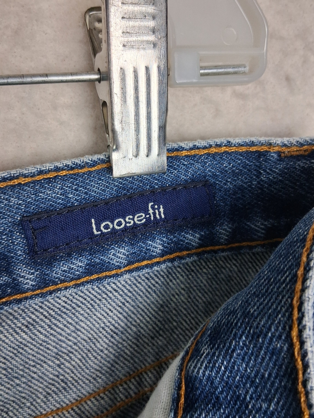 90s Vintage Eddie Bauer Womens 20 NWT Blue Denim Jeans High Rise Loose Fit Mom - Picture 10 of 16